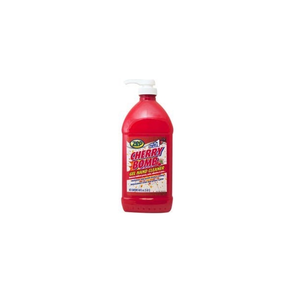 Amrep Zep Commercial Cherry Bomb Hand Cleaner - 48 oz. Bottle, 4/Case - ZUCBHC484 ZUCBHC484 - main